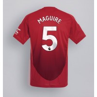 Camiseta Manchester United Harry Maguire #5 Primera Equipación 2024-25 manga corta